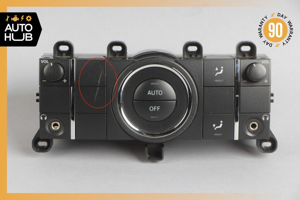 06-11 Mercedes W164 ML550 R350 Rear A/C Heater Climate Control Switch Unit OEM - photo 1