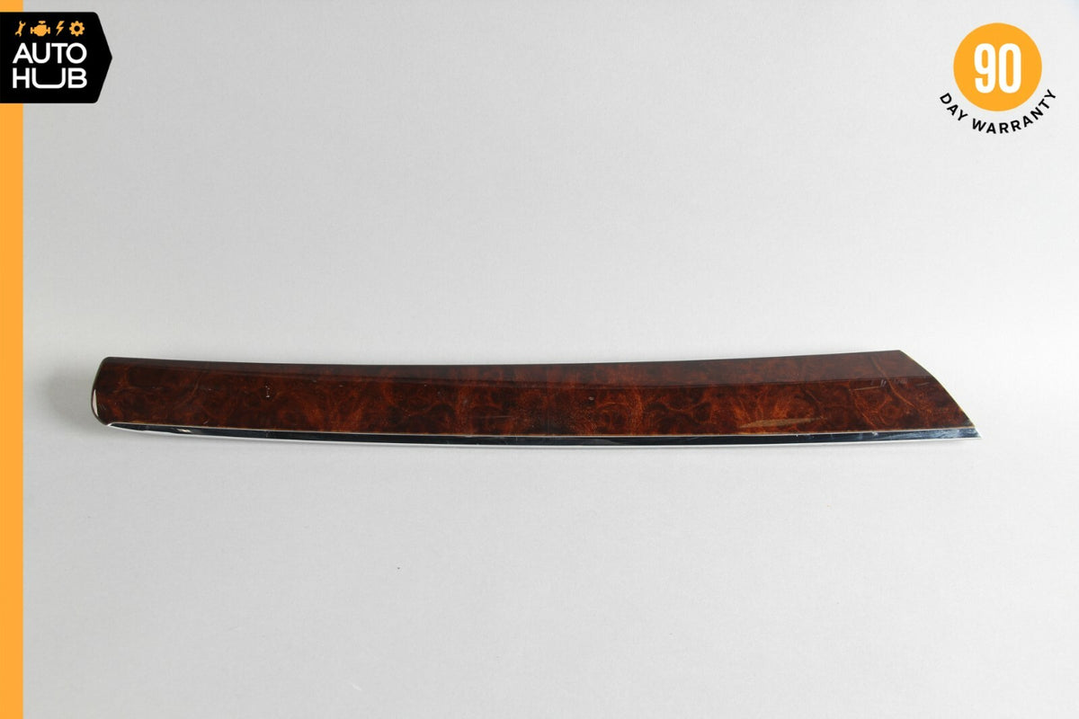 06-12 Mercedes W164 ML550 GL450 Front Right Side Door Panel Bezel Trim Wood OEM - photo 1