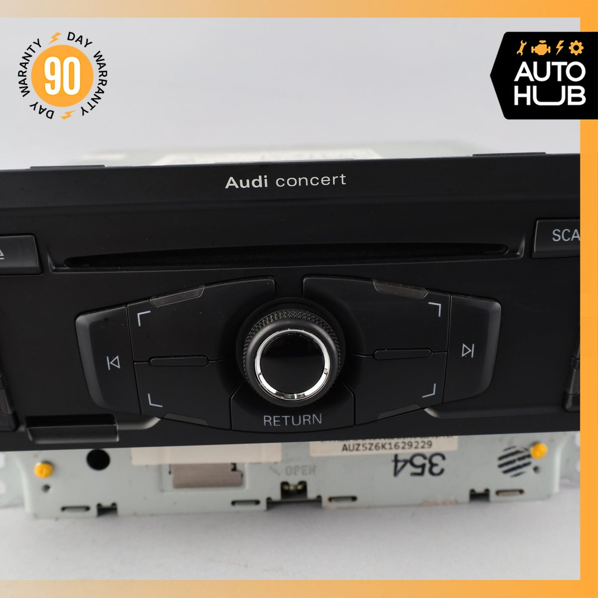 10-12 Audi B8 A4 S4 Audio Radio Receiver Head Unit AM CD Player OEM - photo 5