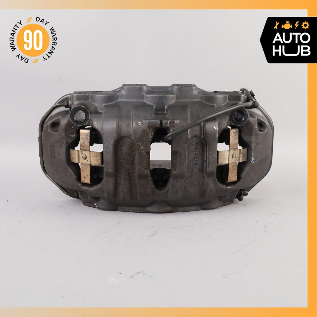 10-23 Porsche Cayenne Panamera Macan Front Brake Calipers Set 7PP615123 OEM - photo 8