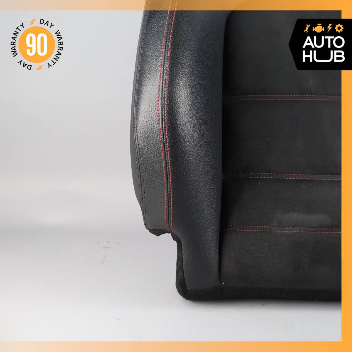 10-17 Mercedes W204 C250 Coupe E350 Front Left Side Seat Cushion Upper Suede OEM - photo 4