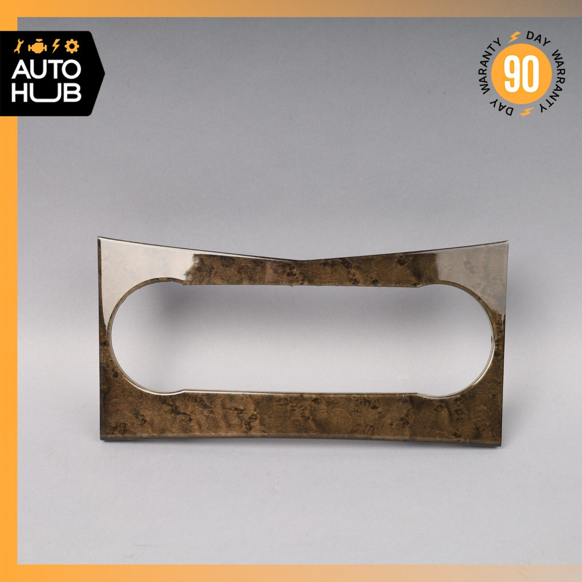 08-11 Mercedes W204 C350 C63 AMG A/C Climate Control Switch Trim Bezel Wood OEM - photo 1