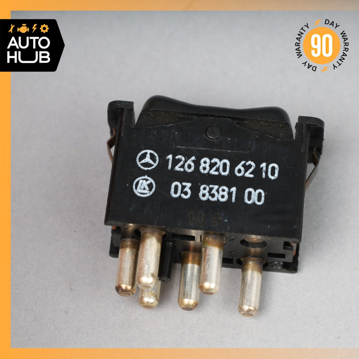 Mercedes W126 420SEL Rear Left Window Regulator Control Switch Button OEM - photo 6