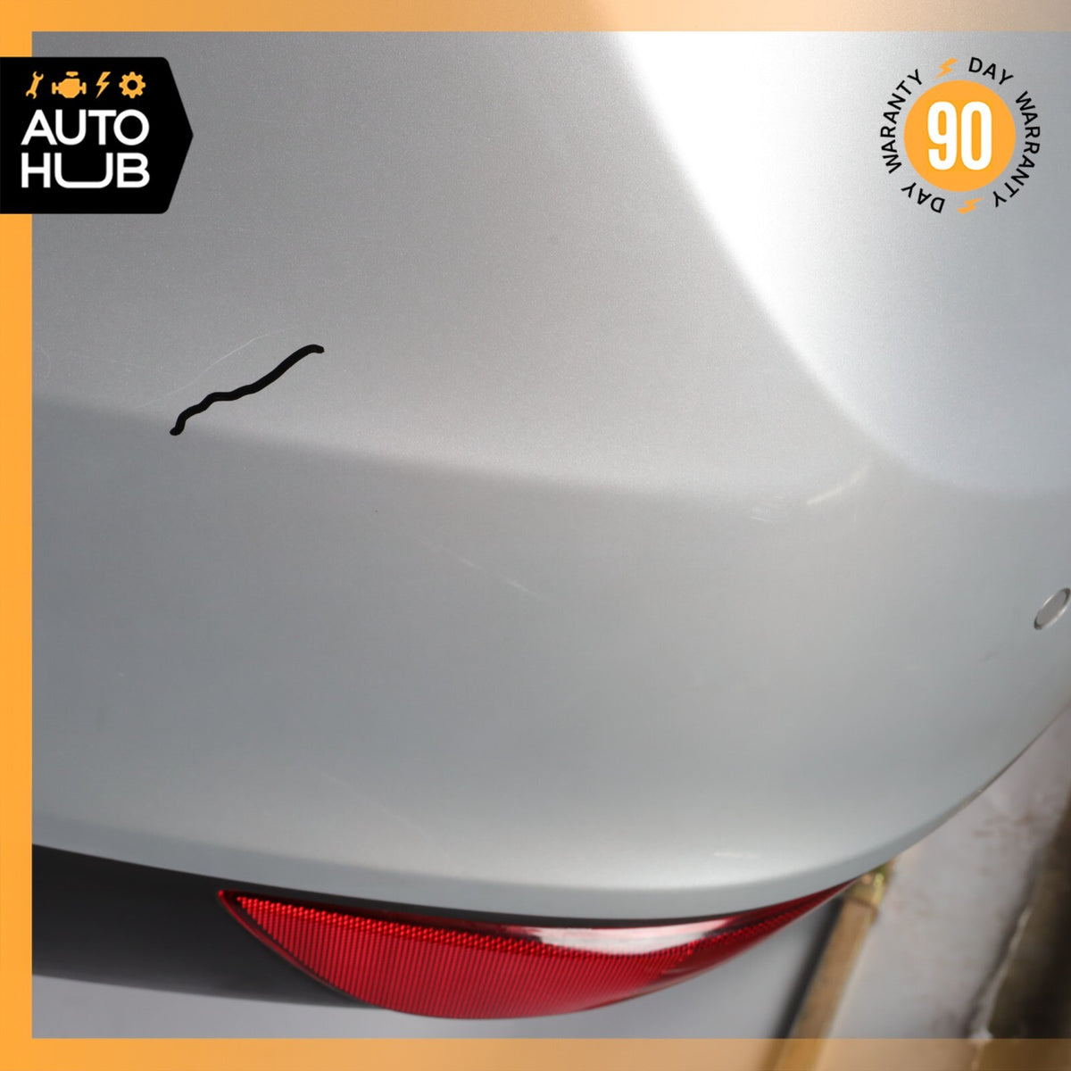 11-14 Porsche Cayenne 958 S Rear Bumper Cover Assembly Silver OEM - photo 8