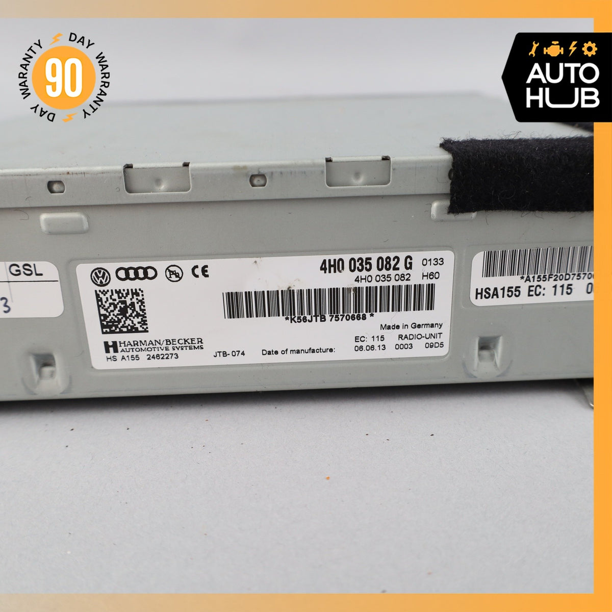 11-14 Audi D4 A8 S8 Satellite Tuner Receiver Control Module Unit 4H0035082G OEM - photo 8