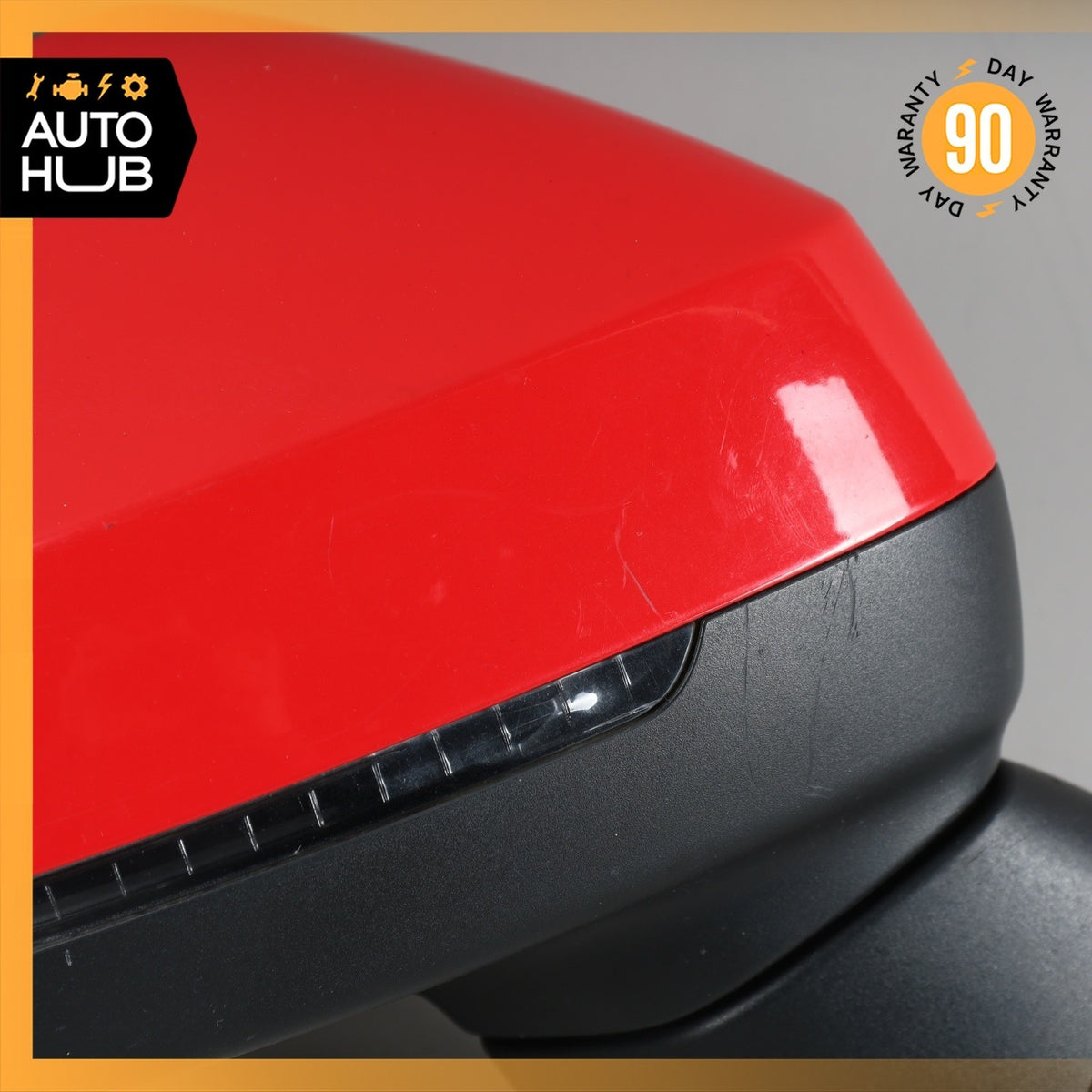 16-18 Audi 8V A3 E-Tron Right Side Rear View Door Mirror Red w/ Blind Spot OEM - photo 12