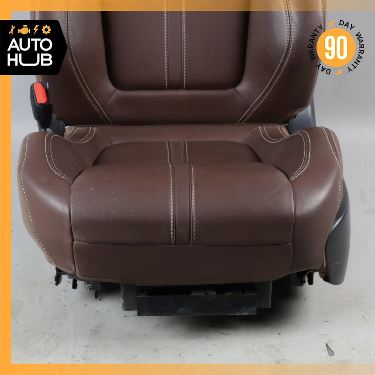 15-17 Jaguar F-Type Coupe Left Driver Side Seat Cushion Assembly Brown OEM - photo 10