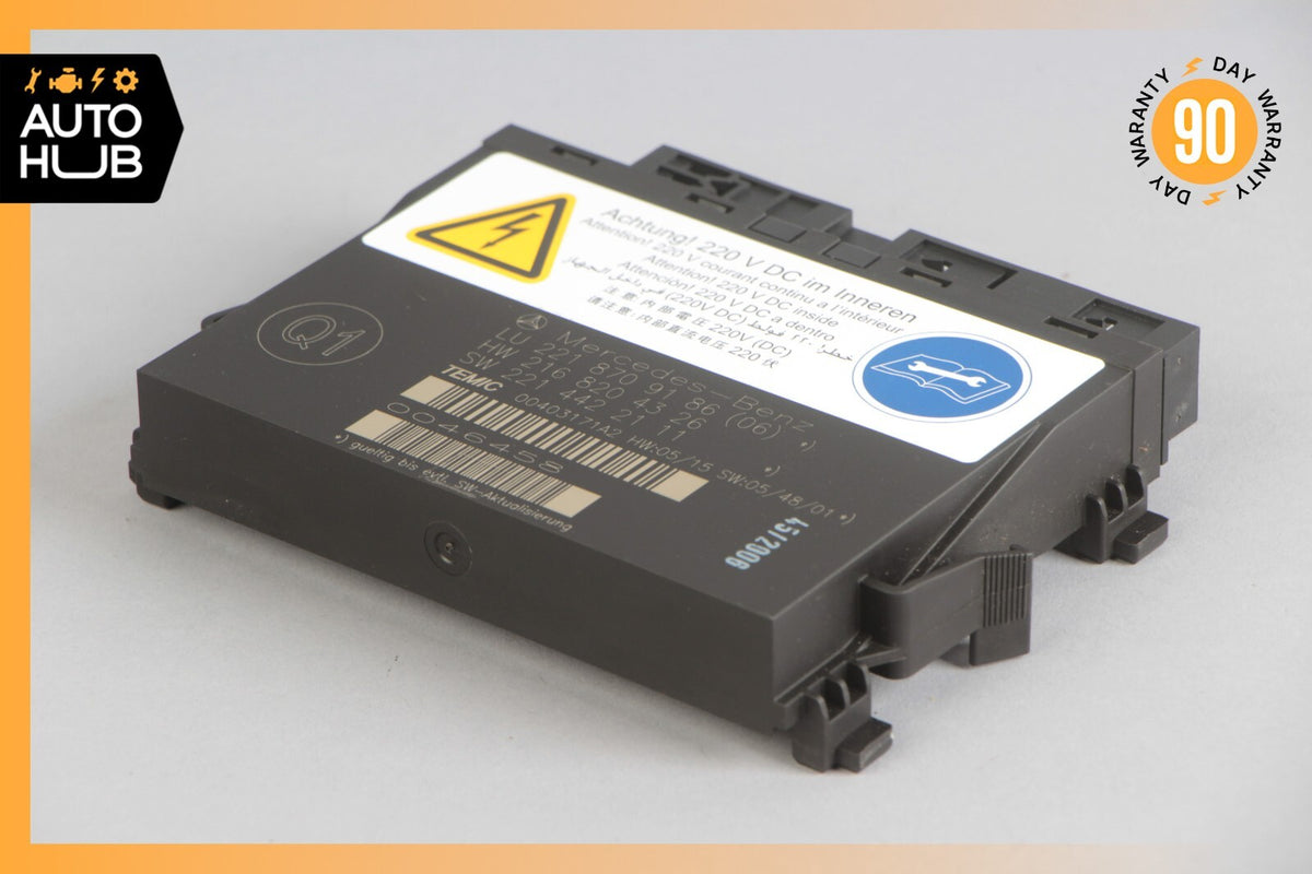 07-10 Mercedes W221 S600 Front Left or Right Seat Contour Control Module OEM - photo 1