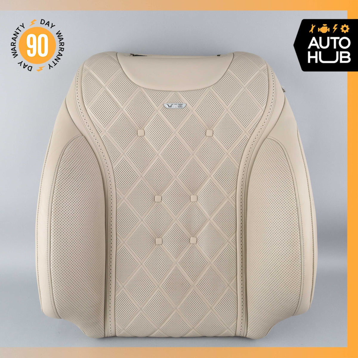 16-17 Mercedes W222 Maybach S600 Front Left Side Seat Upper Back Cushion OEM - photo 2