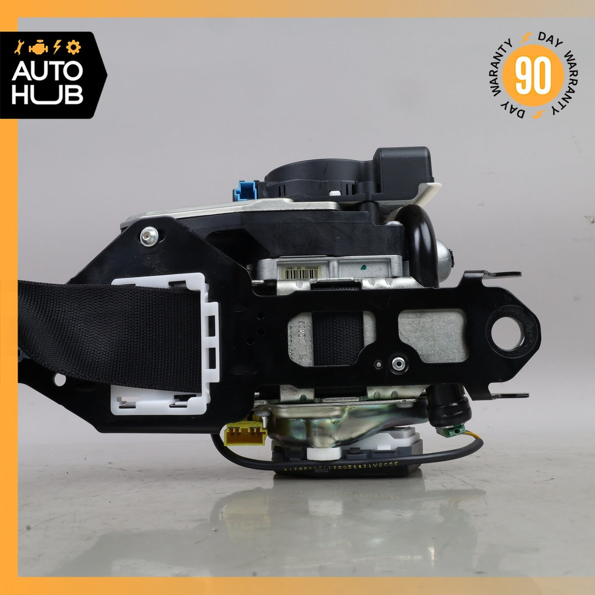 14-17 Mercedes W222 S550e S600 Seat Belt Front Right Passenger Side Black OEM - photo 16