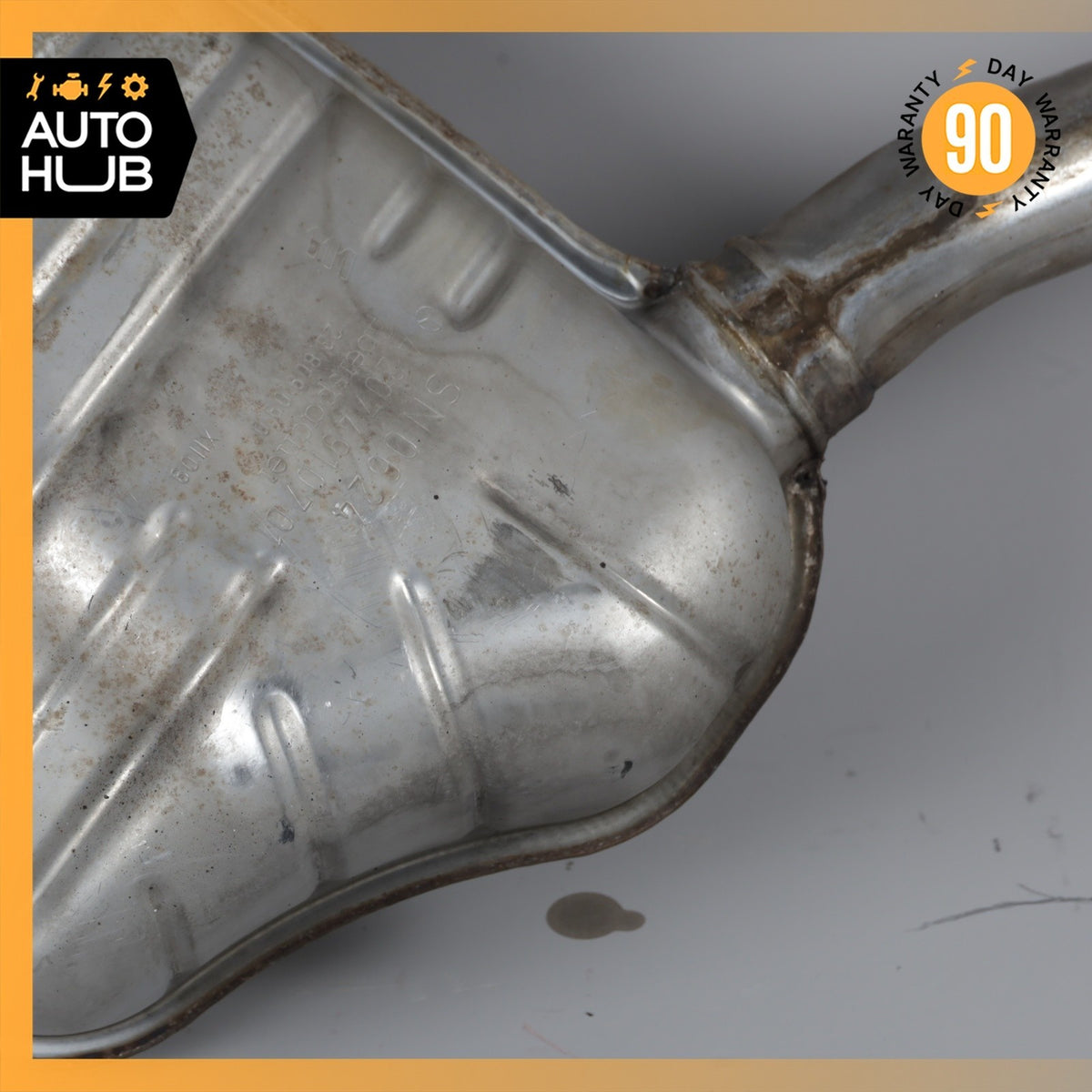 10-11 Mercedes W207 E550 Exhaust Muffler Left Driver Side OEM 76k - photo 6