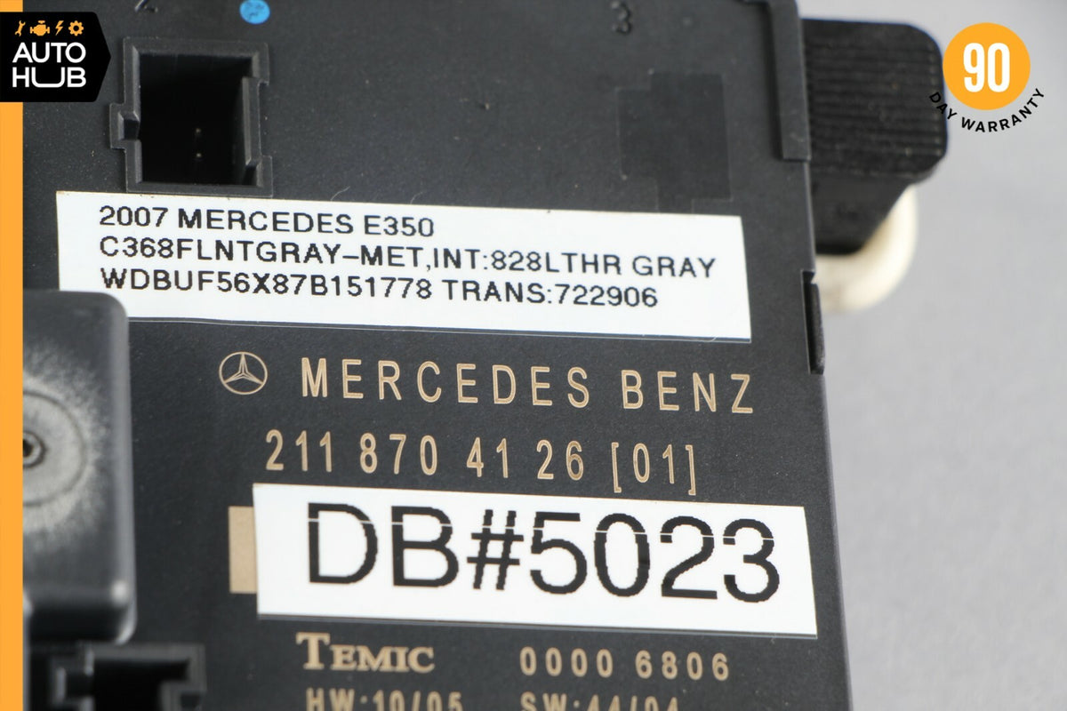 03-09 Mercedes W211 E350 E500 E550 Door Control Module Rear Right Side OEM - photo 8