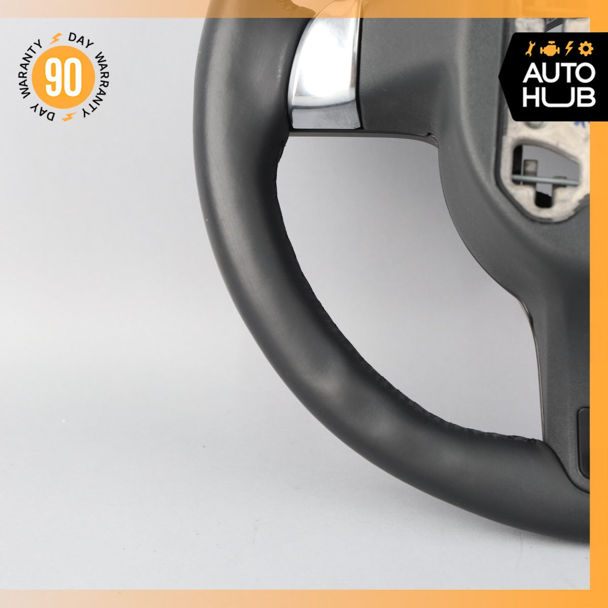 11-14 Porsche Cayenne 958 GTS Steering Wheel w/ Paddle Shifters Black OEM 82k - photo 19