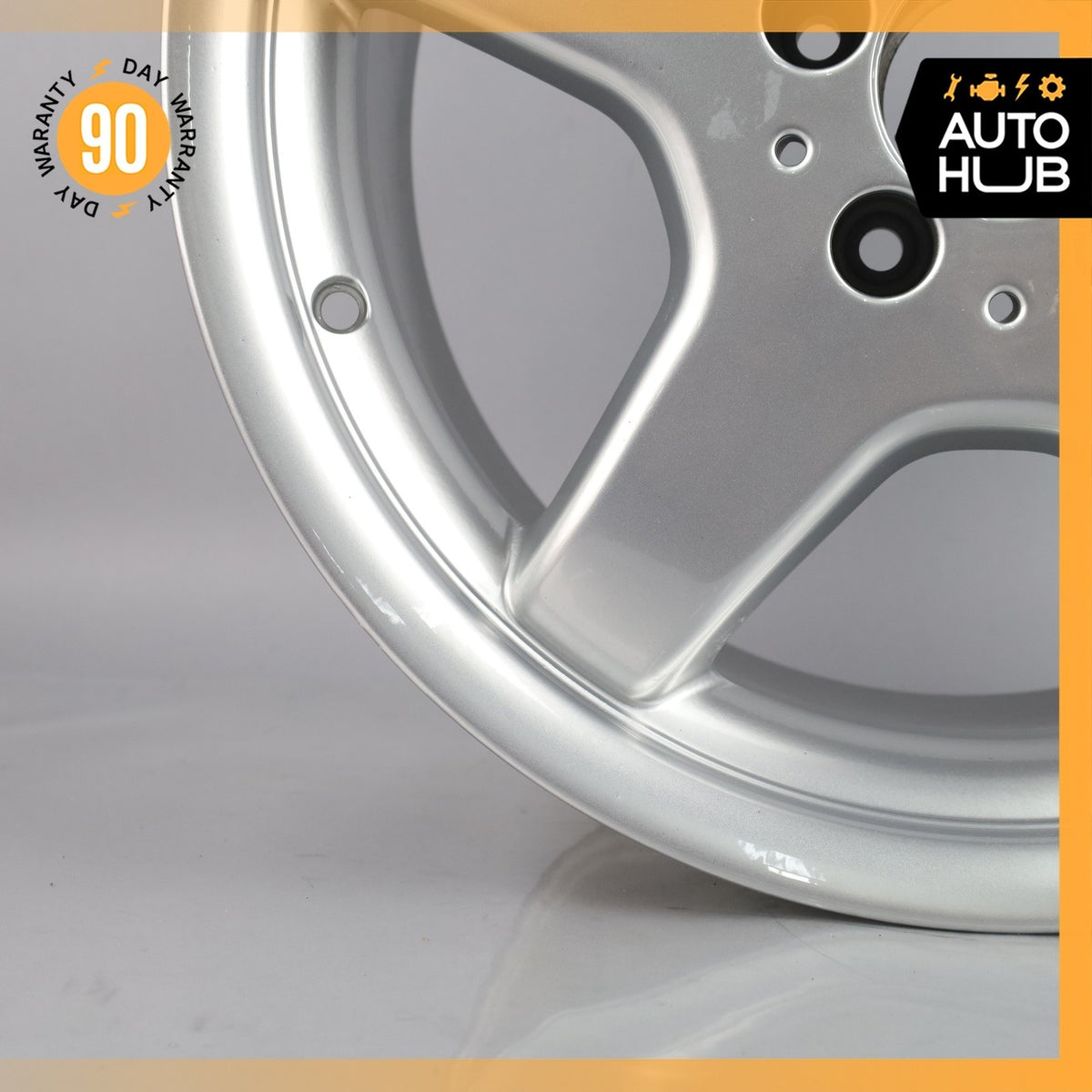Mercedes R170 SLK230 C280 8.5 x 17 17" Rear Wheel Rim Silver 1704011402 OEM - photo 5