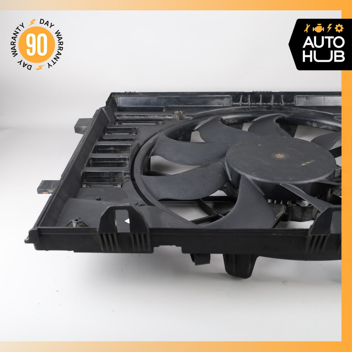 11-18 Porsche Cayenne 958 Turbo Engine Cooling Fan Assembly 95810606120 OEM 92k - photo 11