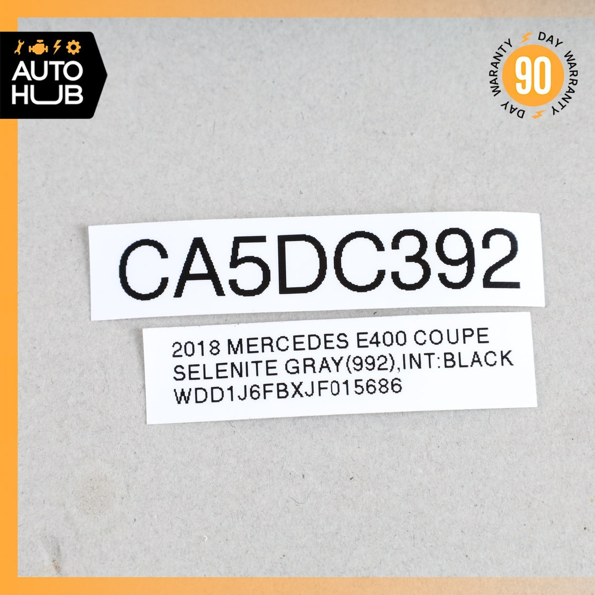 Mercedes W238 E400 Engine Knock Sensor Set 0009050902 OEM - photo 8