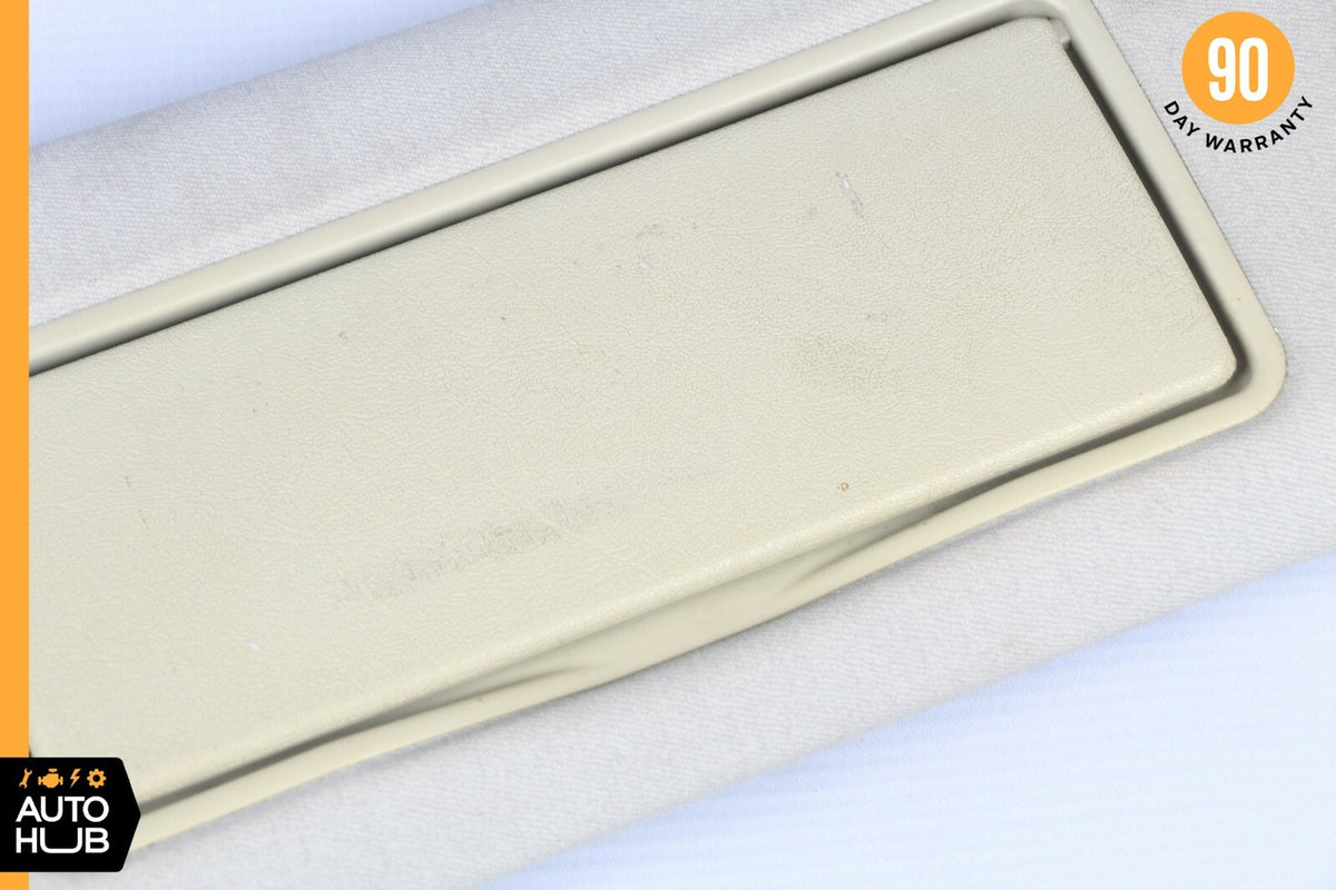 96-99 Mercedes W210 E320 E55 AMG Sunvisor Sun Visor Right Passenger Beige OEM - photo 3
