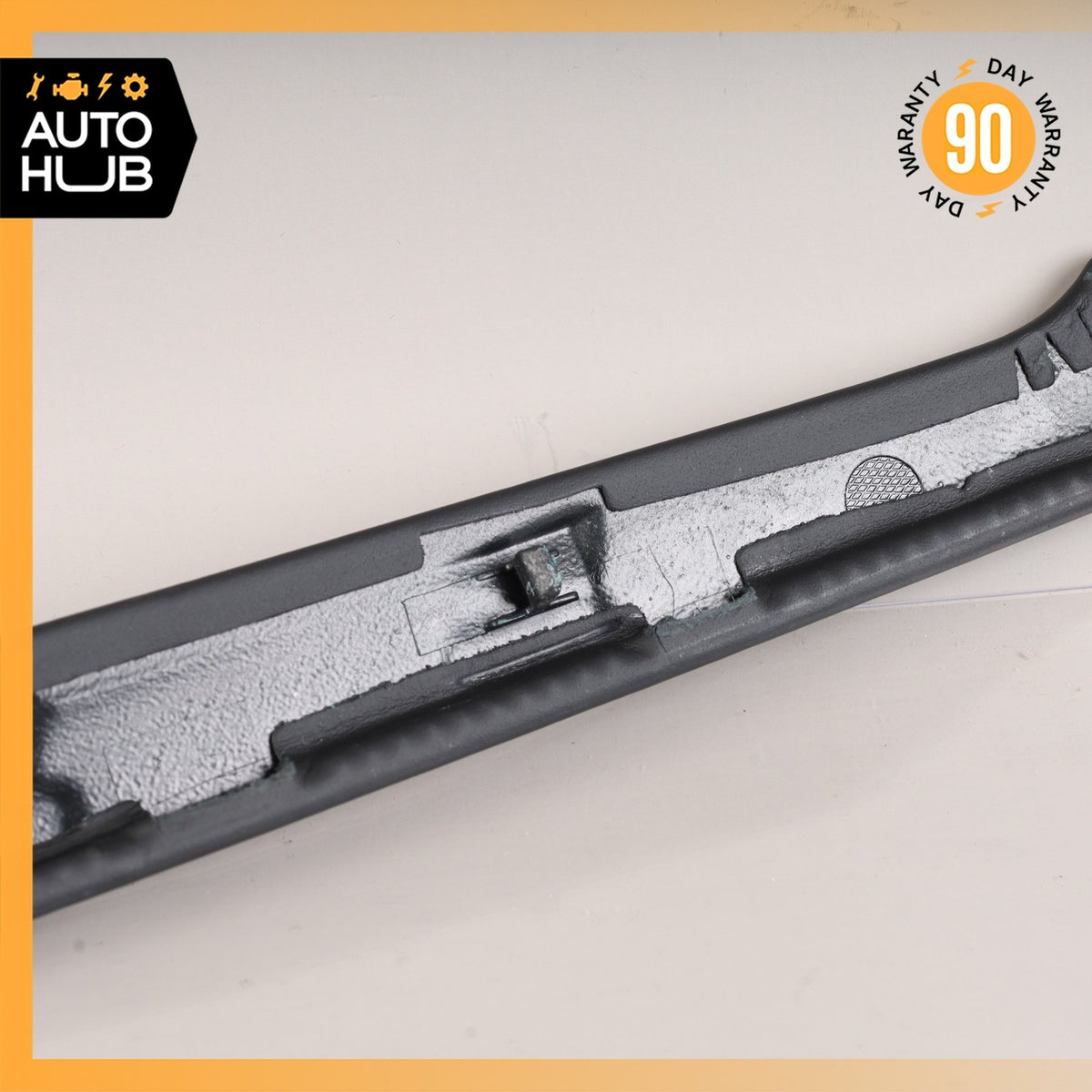 Porsche Macan 95B Center Console Molding Trim Cover Left Leather Black OEM - photo 13