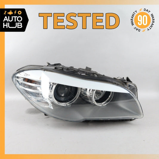 11-13 BMW F10 528i 550i Right Passenger Side Headlight Lamp Halogen OEM - photo 1