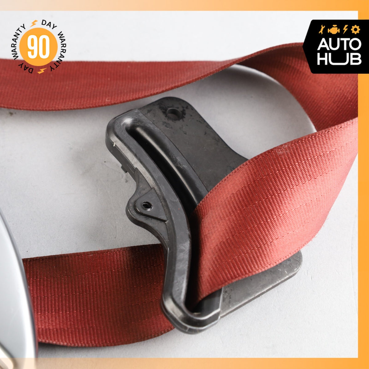 03-06 Bentley Continental GT Front Left Driver Side Seat Belt Red OEM 73k - photo 7