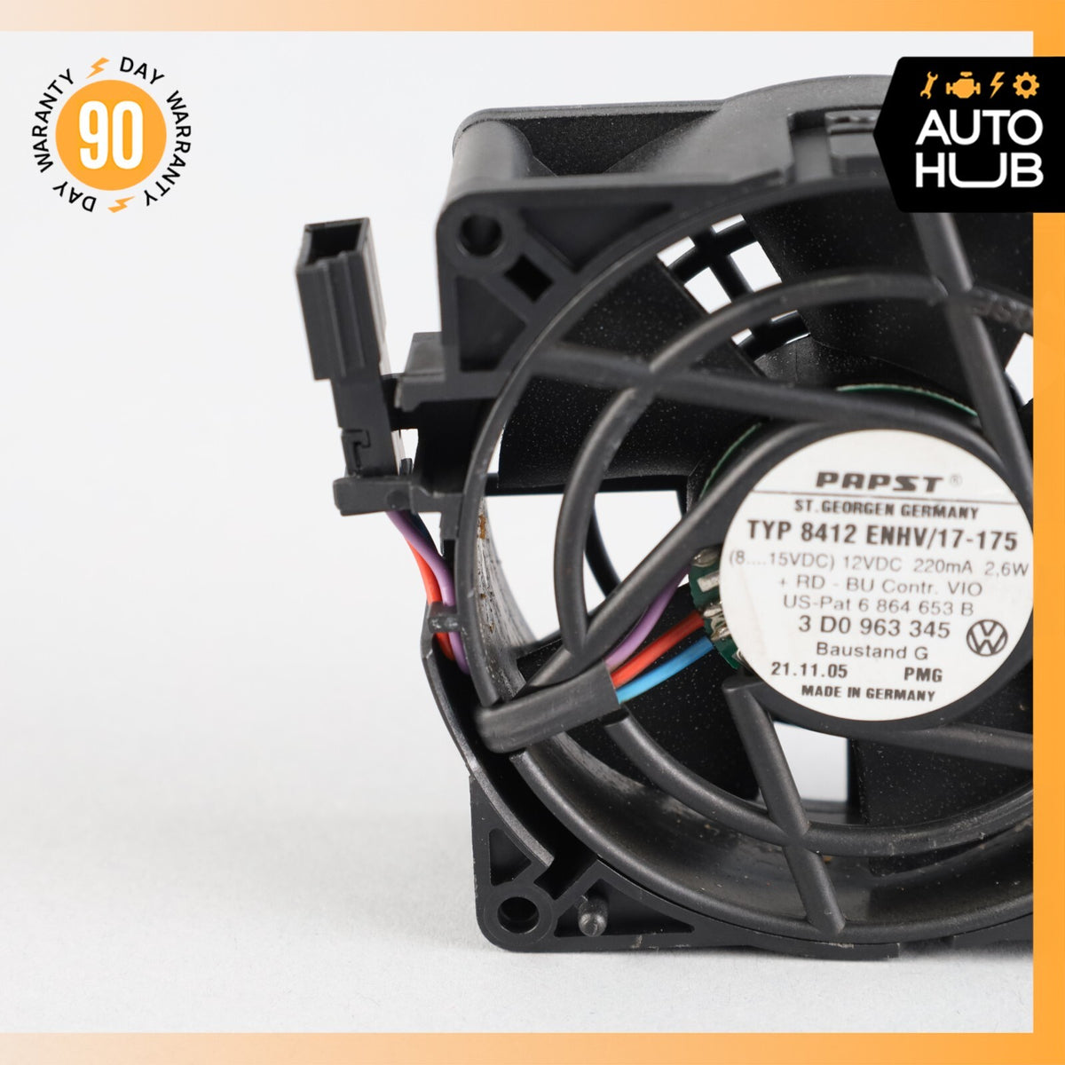 Bentley Continental Flying Spur Front Right or Left Seat Blower Cooler Fan 58k - photo 5