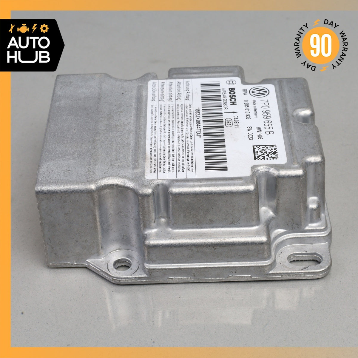 11-14 Porsche Cayenne 958 S Airbag Air Bag Sensor SRS Control Module OEM - photo 3