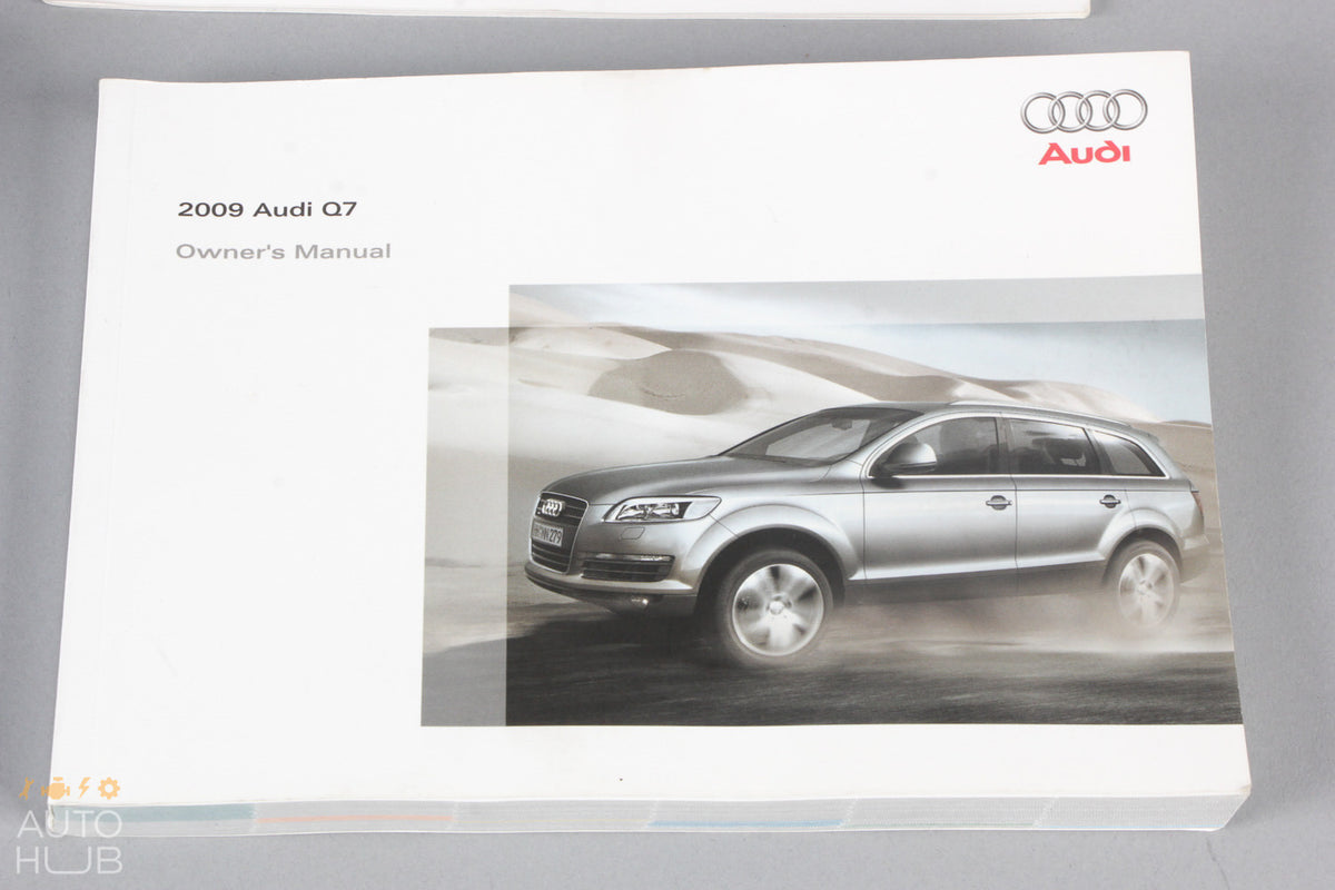 2009 Audi Q7 L4 Owner's Manual Book Assembly OEM - photo 5