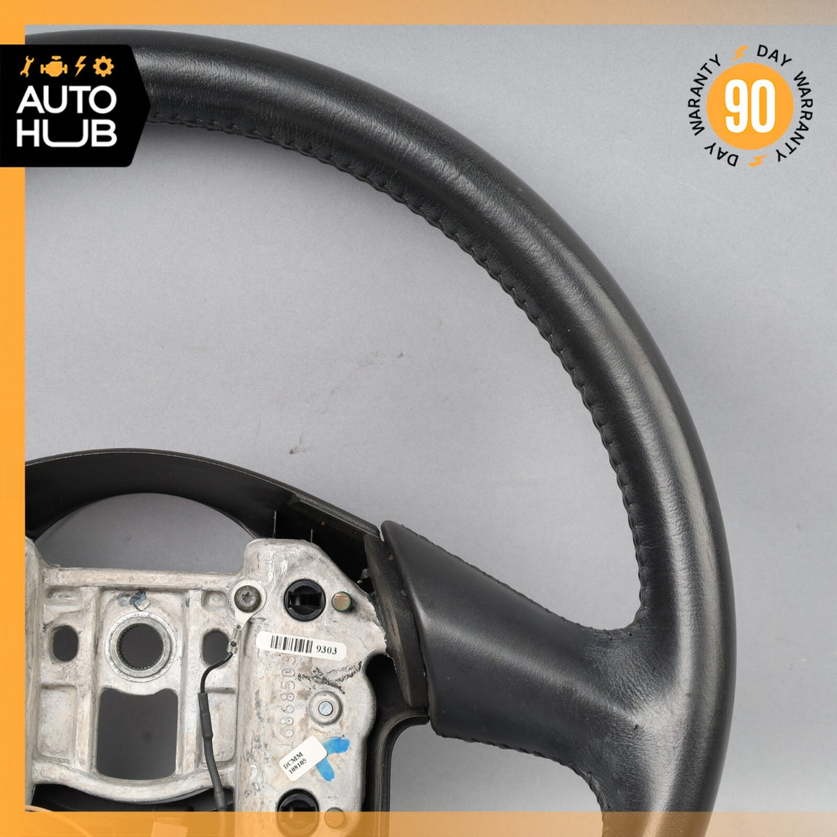 2005 Chevrolet Corvette C6 Steering Wheel Black OEM 78k - photo 3