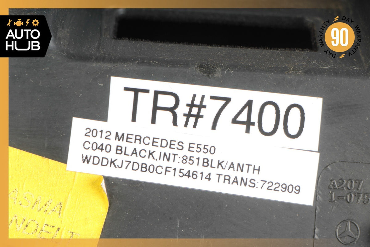 10-13 Mercedes W207 E550 E350 Coupe Dashboard Glove Box Compartment Black OEM - photo 12