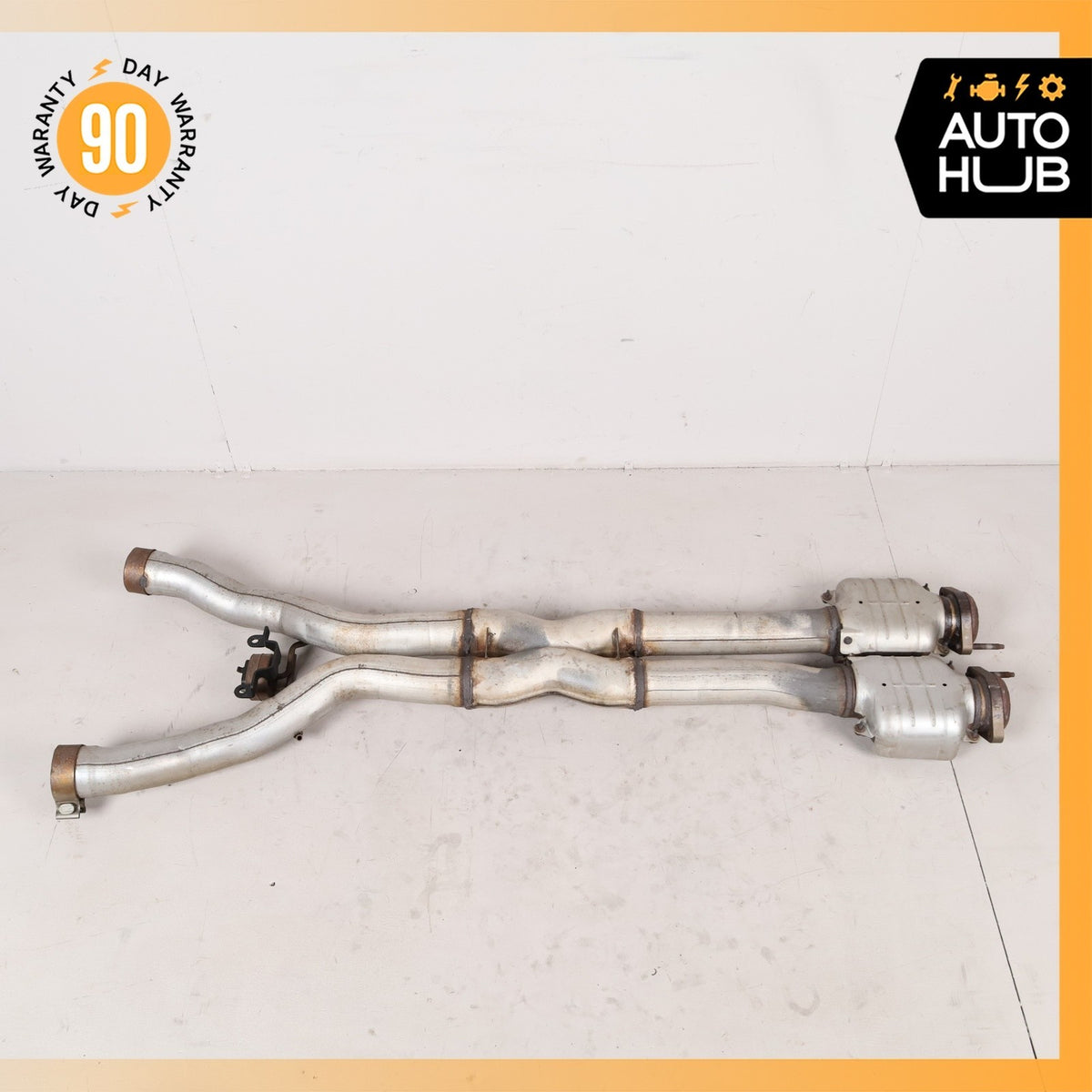 14-19 Chevrolet Corvette C7 Exhaust Mid Pipe Center Resonator Silencer OEM 32k - photo 8