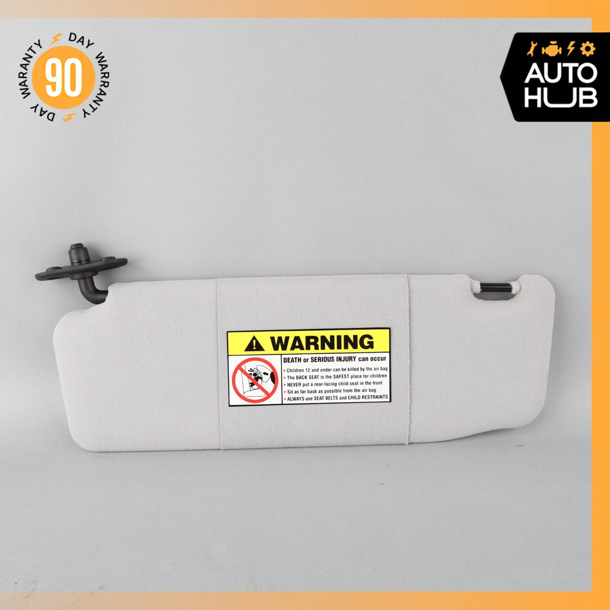 02-07 Maserati M138 4200 Coupe Front Left Side Sunvisor Sun Visor Gray OEM 50k - photo 2