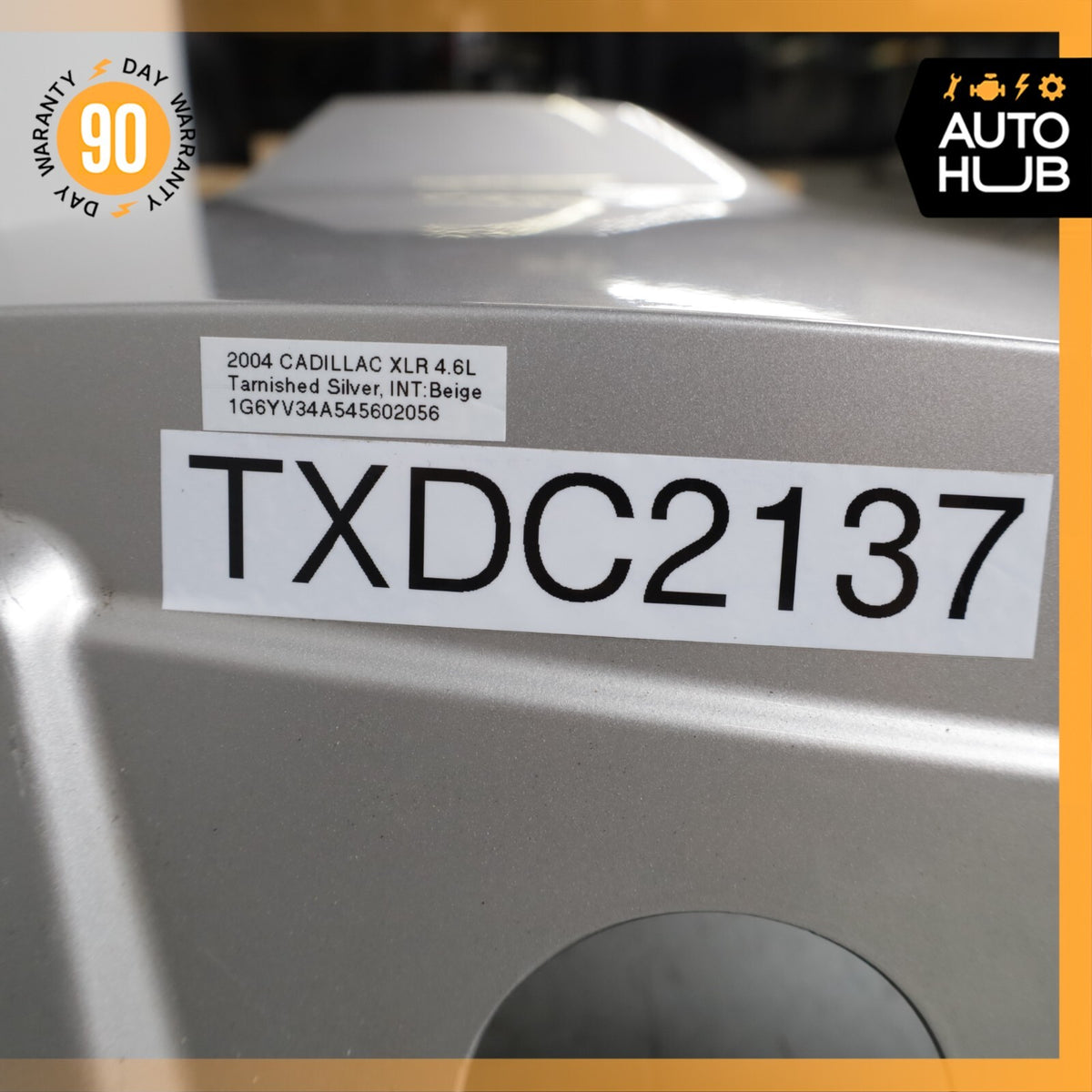 04-09 Cadillac XLR Quarter Panel Rear Left Driver Side Silver 10355380 OEM 50k - photo 13