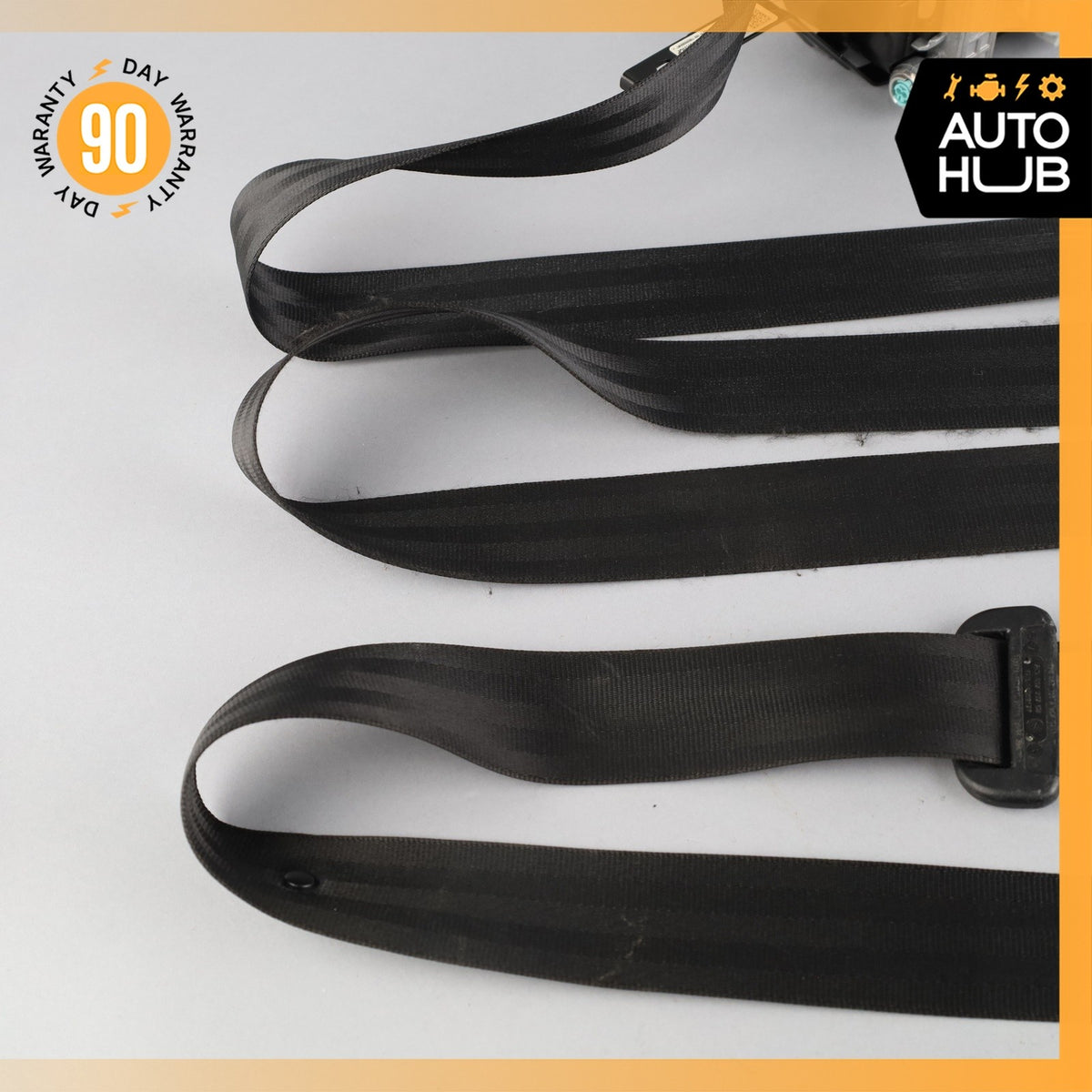 11-18 Porsche Cayenne 958 Front Left Driver Side Seat Belt Black OEM - photo 11
