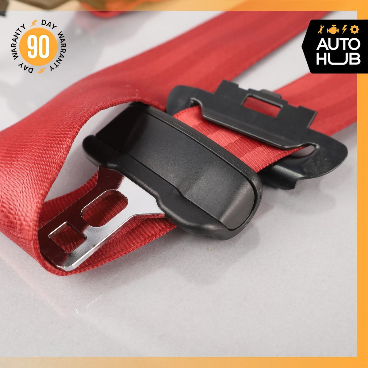 14-24 Jaguar X152 F-Type Front Left Driver Side Seatbelt Retractor Red OEM - photo 8