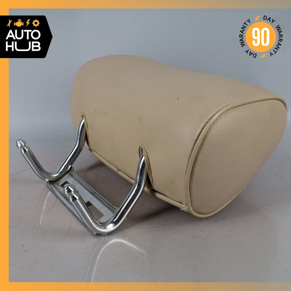 92-99 Mercedes W140 S320 Rear Left or Right Seat Headrest Beige 1409702450 OEM - photo 5