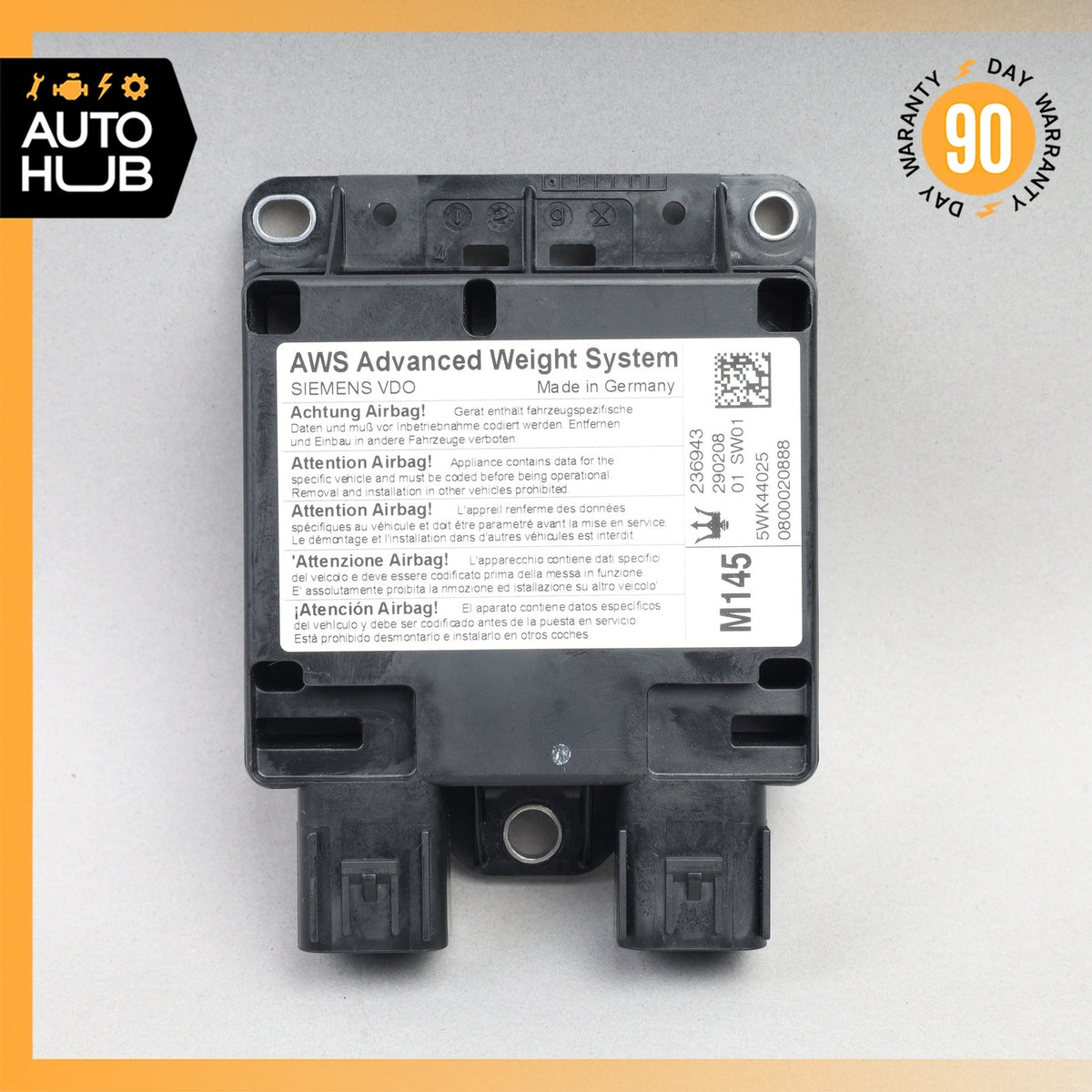 08-12 Maserati GranTurismo M145 AWS Advanced Weight System Control Module OEM - photo 5