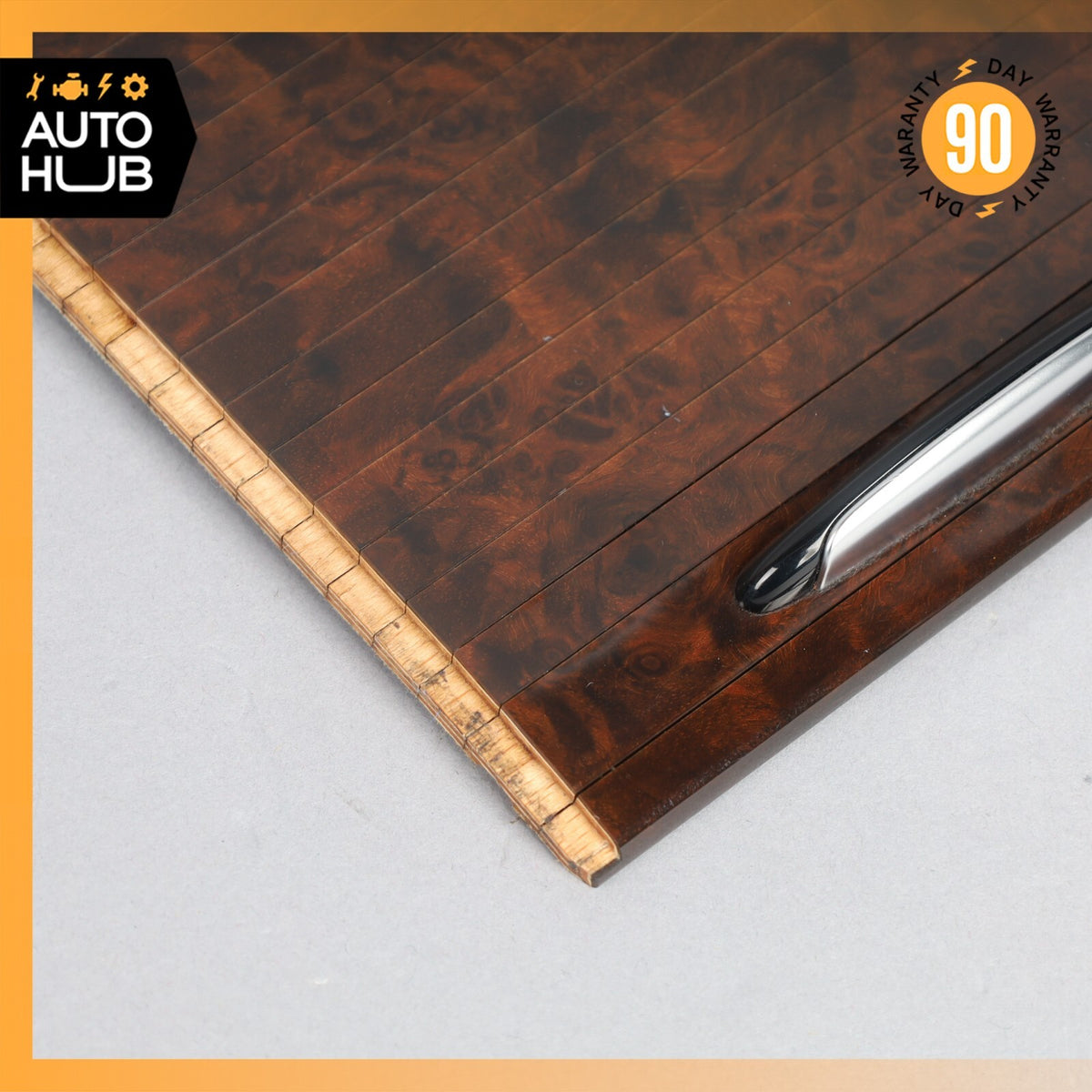 Mercedes W218 CLS550 CLS400 Rear Armrest Center Console Roller Trim Wood OEM - photo 2