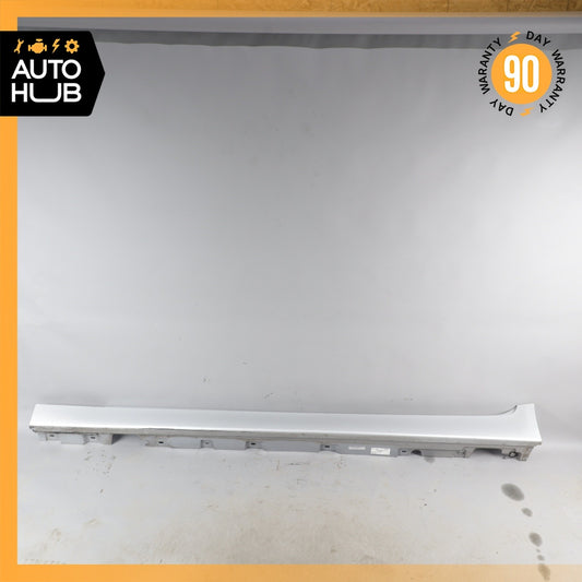 11-16 BMW F10 528i 550i Left Driver Side Rocker Panel Side Skirt Silver OEM - photo 1