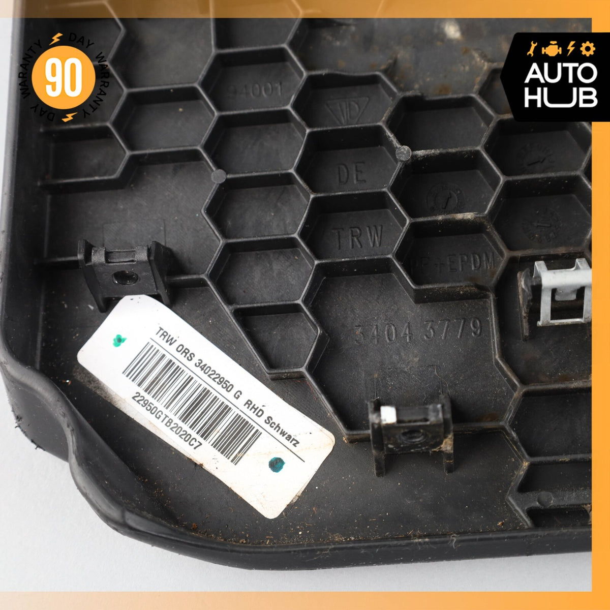 Porsche Panamera 970 Right Passenger Side Dashboard Knee Airbag Black OEM - photo 10