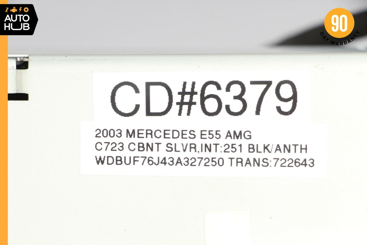 03-12 Mercedes W211 E55 AMG GL550 CLS500 6 Disk CD Changer Player 2118275542 OEM - photo 10