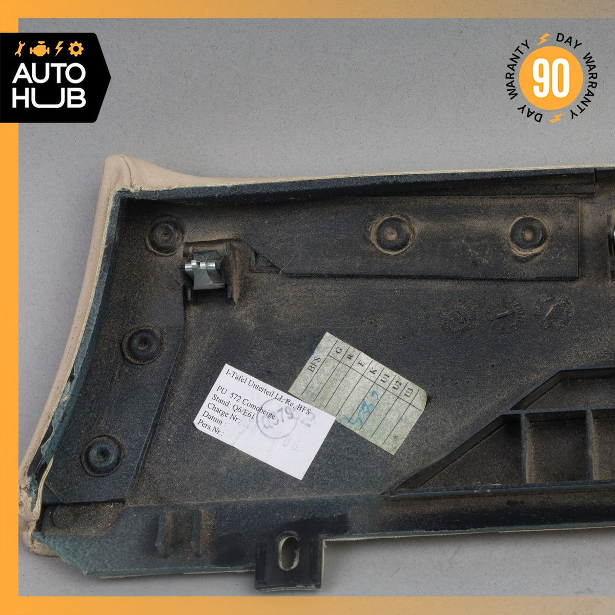07-09 Mercedes W221 S550 S450 Right Lower Dashboard Dash Trim Panel Beige OEM - photo 8