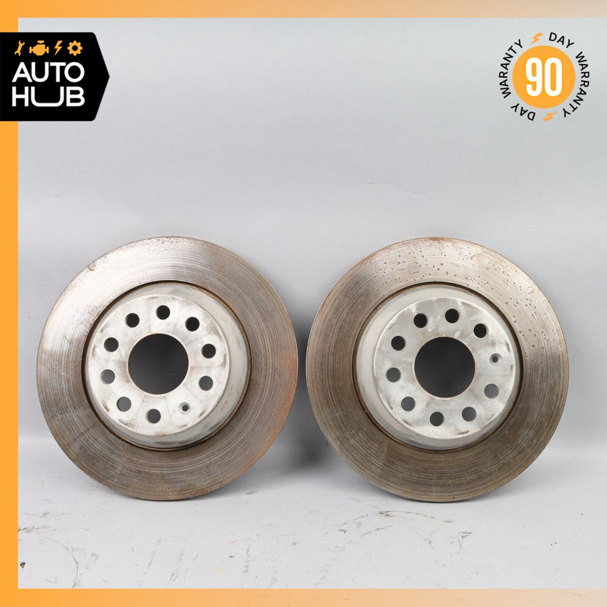 Audi TT Rear Brake Rotors Disc Left and Right Set OEM 54k - photo 2