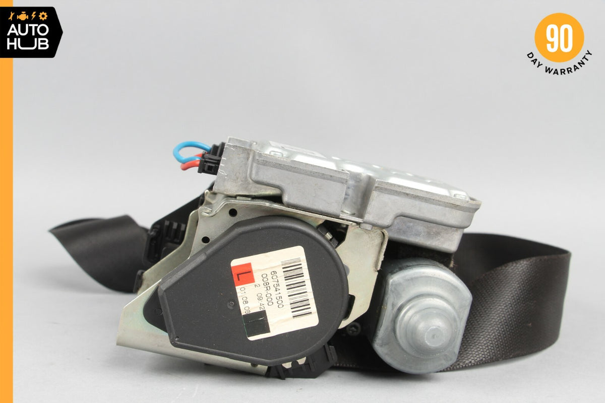 07-09 Mercedes W219 CLS550 E350 E550 Front Left Driver Side Seat Belt Black OEM - photo 2