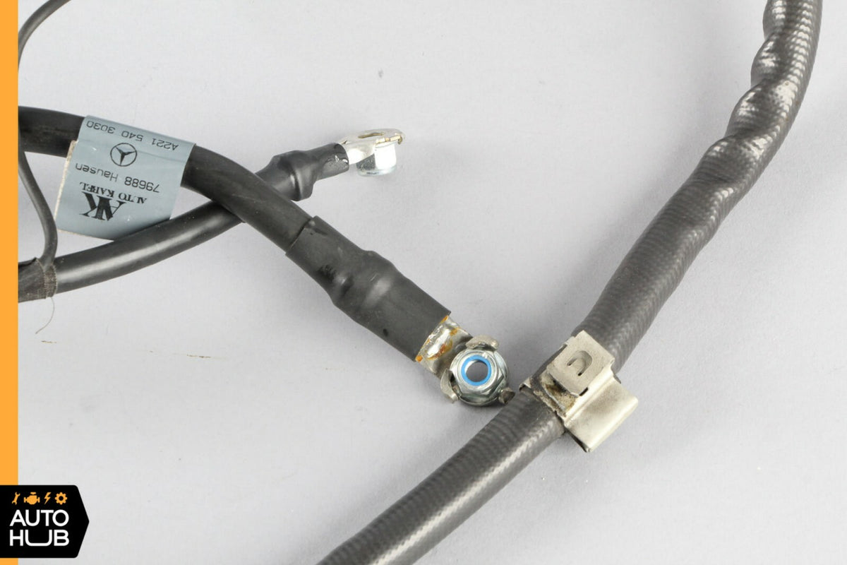 12-13 Mercedes W221 S550 4.6L Battery Starter Alternator Cable Harness OEM - photo 3