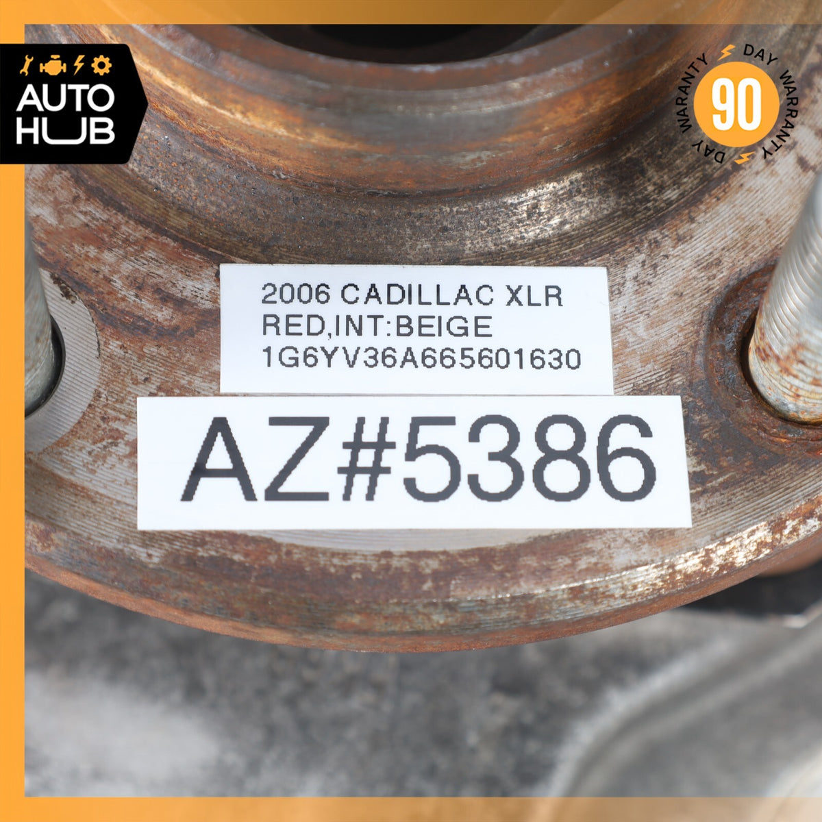 04-13 Cadillac XLR Front Right Passenger Side Spindle Knuckle Hub OEM 58k - photo 13