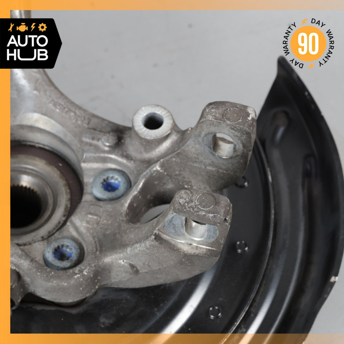 03-13 Bentley Continental GT Rear Left Driver Side Spindle Knuckle Hub OEM 61k - photo 15