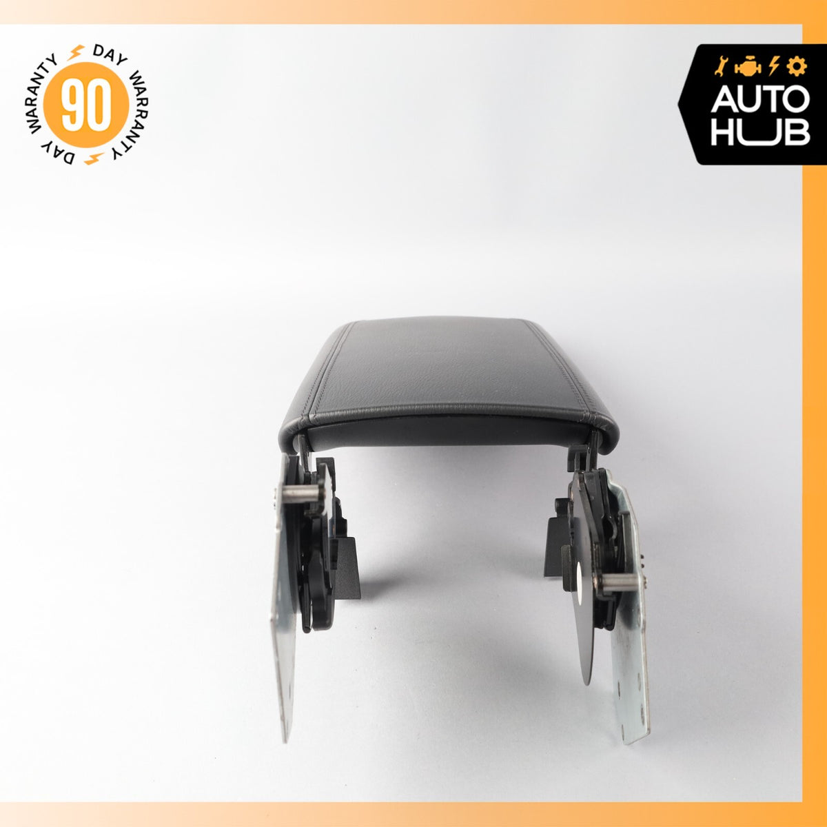 00-06 Mercedes W215 CL55 AMG CL500 Center Console Armrest Lid Leather Black OEM - photo 3