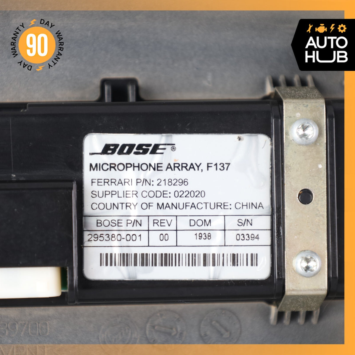09-11 Maserati Quattroporte M139 Micro Microphone Handsfree w/ Switch OEM 50k - photo 11