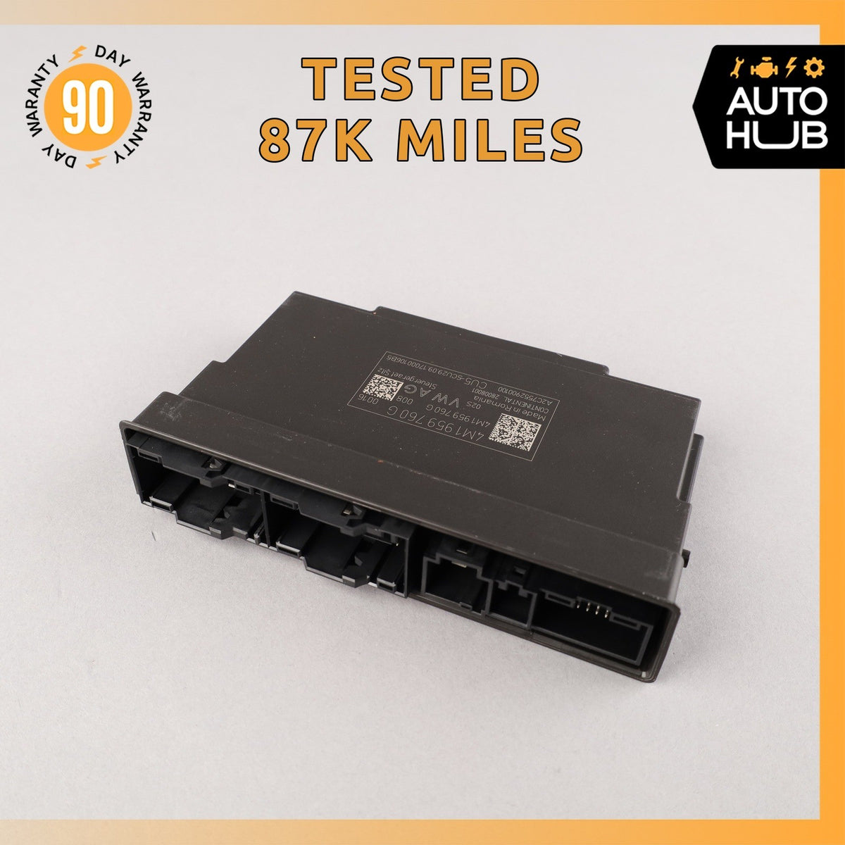 Audi 4M Q7 Front Right or Left Seat Control Module Unit 4M1959760G OEM 87k - photo 1