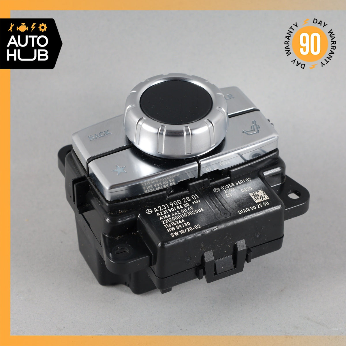 Mercedes R231 SL550 Center Console Navigation Stereo Control Switch OEM - photo 5